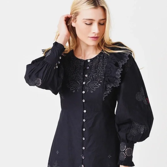 LoveShackFancy Tullia Mini Dress - Picture 2 of 3